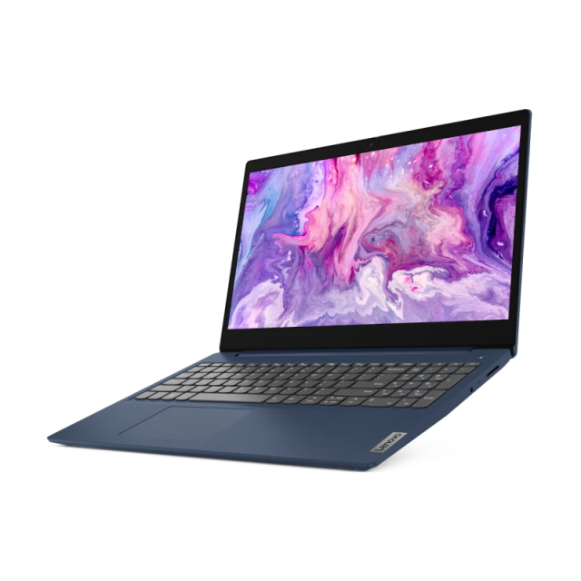 Лаптоп Lenovo IdeaPad 3 82KU004TBM, 15.6'' (39.62 cm) FHD, Ryzen 5 5500U, 12GB DDR4 RAM, 512GB PCIe Gen3 SSD, Тъмно син, Free DOS