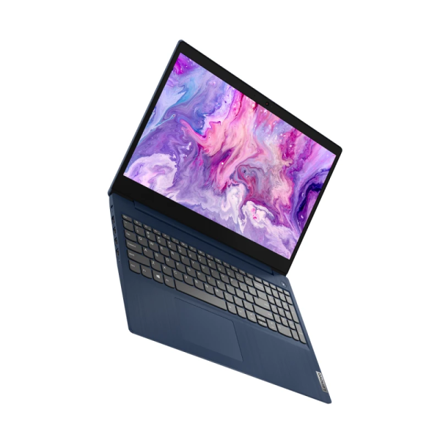 Лаптоп Lenovo IdeaPad 3 82KU004TBM, 15.6'' (39.62 cm) FHD, Ryzen 5 5500U, 12GB DDR4 RAM, 512GB PCIe Gen3 SSD, Тъмно син, Free DOS