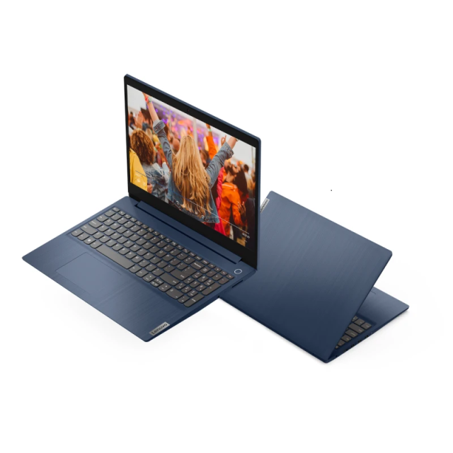 Лаптоп Lenovo IdeaPad 3 82KU004TBM, 15.6'' (39.62 cm) FHD, Ryzen 5 5500U, 12GB DDR4 RAM, 512GB PCIe Gen3 SSD, Тъмно син, Free DOS