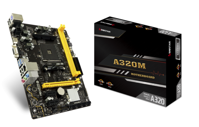 Дънна платка BIOSTAR A320MH, AMD A320, sock. AM4, Ver 6.X