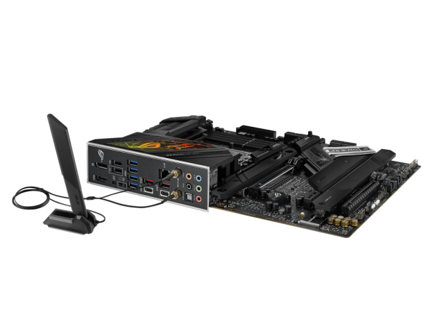 Дънна платка ASUS ROG STRIX Z790-H GAMING WIFI, LGA1700, Wi-Fi 6E, 4xDDR5, 4xSATA 6Gb/s, PCIe 5.0, (DP&HDMI), 4x M.2, 1x USB 3.2 Gen 2x2 Type-C, Bluetooth v5.3, AURA Sync RGB, ATX