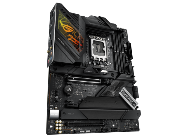 Дънна платка ASUS ROG STRIX Z790-H GAMING WIFI, LGA1700, Wi-Fi 6E, 4xDDR5, 4xSATA 6Gb/s, PCIe 5.0, (DP&HDMI), 4x M.2, 1x USB 3.2 Gen 2x2 Type-C, Bluetooth v5.3, AURA Sync RGB, ATX