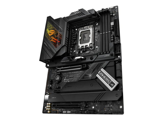 Дънна платка ASUS ROG STRIX Z790-H GAMING WIFI, LGA1700, Wi-Fi 6E, 4xDDR5, 4xSATA 6Gb/s, PCIe 5.0, (DP&HDMI), 4x M.2, 1x USB 3.2 Gen 2x2 Type-C, Bluetooth v5.3, AURA Sync RGB, ATX