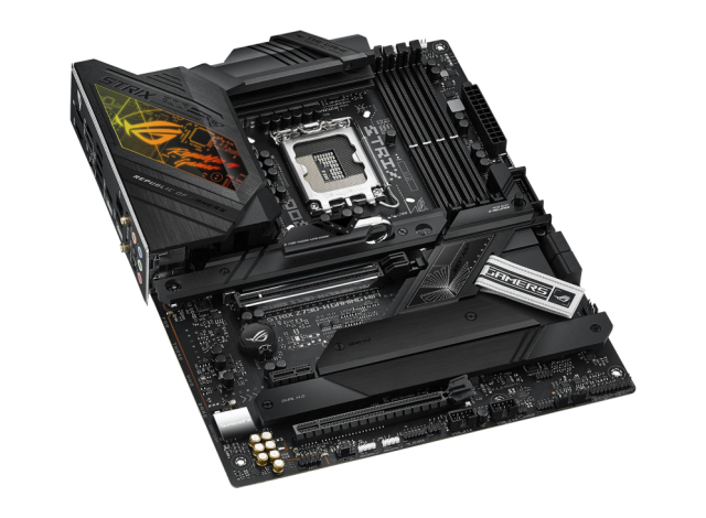 Дънна платка ASUS ROG STRIX Z790-H GAMING WIFI, LGA1700, Wi-Fi 6E, 4xDDR5, 4xSATA 6Gb/s, PCIe 5.0, (DP&HDMI), 4x M.2, 1x USB 3.2 Gen 2x2 Type-C, Bluetooth v5.3, AURA Sync RGB, ATX