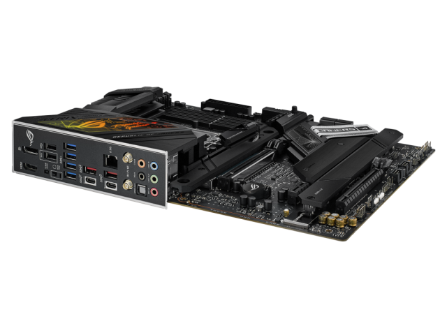 Дънна платка ASUS ROG STRIX Z790-H GAMING WIFI, LGA1700, Wi-Fi 6E, 4xDDR5, 4xSATA 6Gb/s, PCIe 5.0, (DP&HDMI), 4x M.2, 1x USB 3.2 Gen 2x2 Type-C, Bluetooth v5.3, AURA Sync RGB, ATX