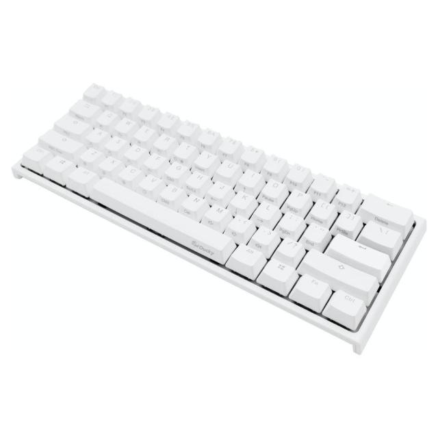 Геймърскa механична клавиатура Ducky One 2 Mini V2 White RGB, Cherry MX Red
