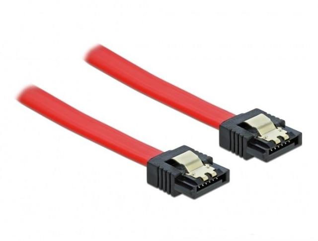 Интерфейсен кабел  DeLock SATA III, Прави конектори, 30 cm.
