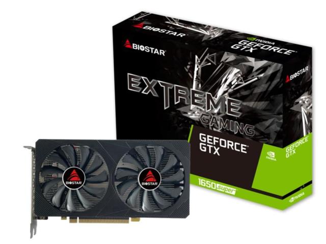 Видео карта BIOSTAR nVidia GeForce GTX 1650 Super, 4GB, GDDR6, 128 bit, DVI, DP, HDMI