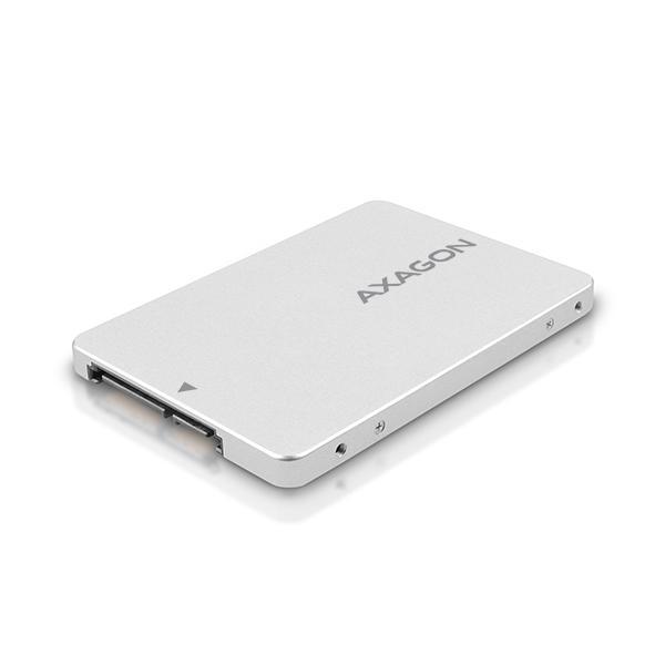 Конвертор Estillo Axagon RSS-M2SD, SATA 6G към M.2 SATA, Алуминий, Сребрист