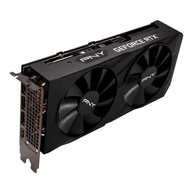 Видео карта PNY Nvidia GeForce RTX 3050 Verto DualFan, 8GB GDDR6, 128-bit, PCI-E 4.0, DisplayPort, HDMI, LHR