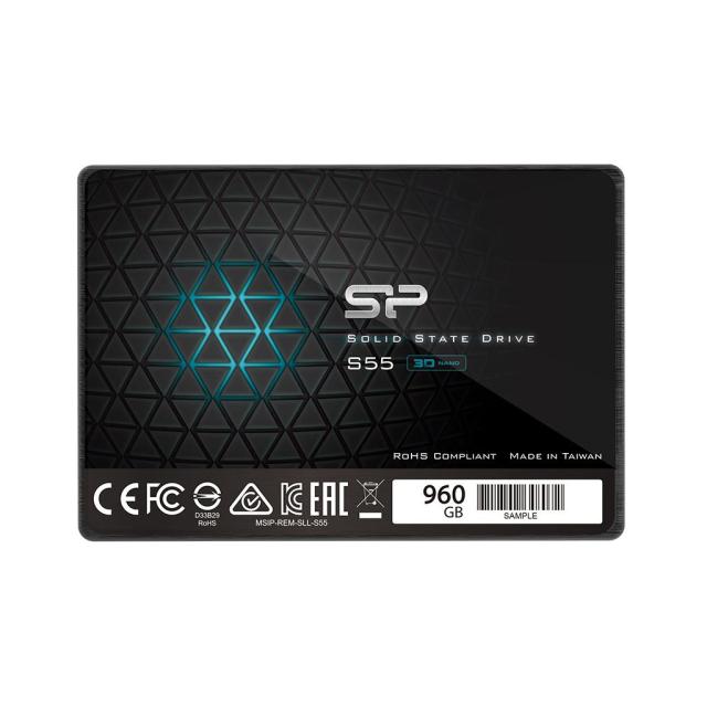 SILICON POWER S55 SSD, 2.5"(6.35 cm), 960 GB, SATA3