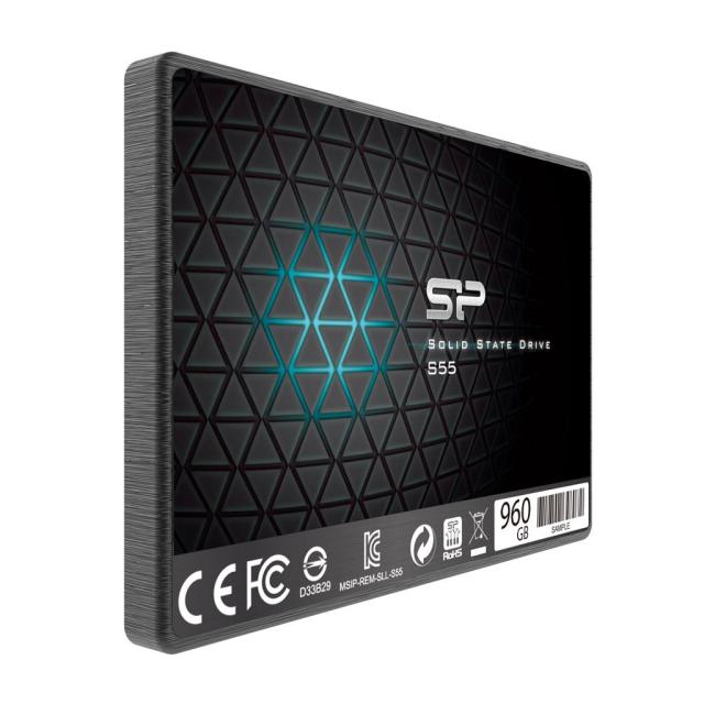 SILICON POWER S55 SSD, 2.5"(6.35 cm), 960 GB, SATA3