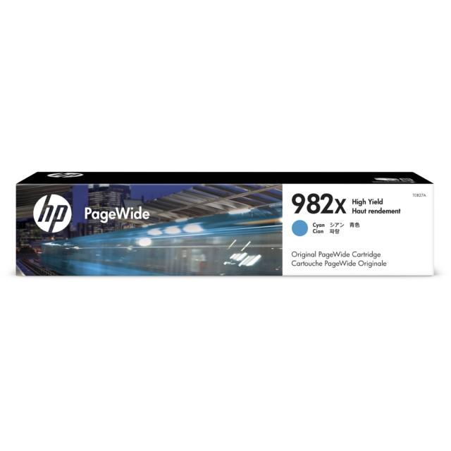 Консуматив HP 982X High Yield Cyan Original PageWide Cartridge