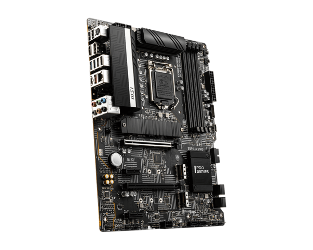 Дънна платка MSI Z590 PRO, LGA1200, DDR4, PCI-E 4.0 (DP/HDMI)(CF), 6x SATA 6Gb/s,  M.2, USB Type-C, ATX