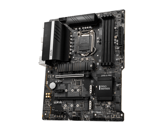 Дънна платка MSI Z590 PRO, LGA1200, DDR4, PCI-E 4.0 (DP/HDMI)(CF), 6x SATA 6Gb/s,  M.2, USB Type-C, ATX