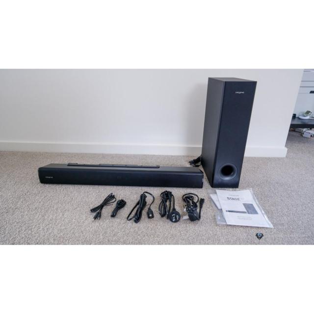 Озвучителна система Creative Stage V2 2.1, Subwoofer, Soundbar, Bluetooth, 160W, Черен