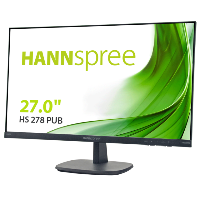Монитор HANNSPREE HS 278 PUB, Full HD, Wide, 27" (68.58 cm), DP, HDMI, Черен