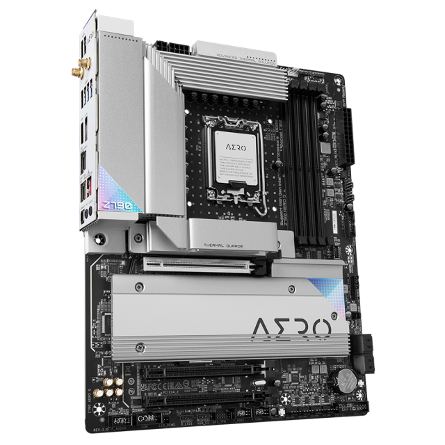 Дънна платка GIGABYTE Z790 AERO G LGA1700, PCIe 5.0, 4xDDR5, Wi-Fi 6E, RGB Fusion, USB Type-C, HDMI, DP, ATX