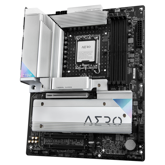 Дънна платка GIGABYTE Z790 AERO G LGA1700, PCIe 5.0, 4xDDR5, Wi-Fi 6E, RGB Fusion, USB Type-C, HDMI, DP, ATX