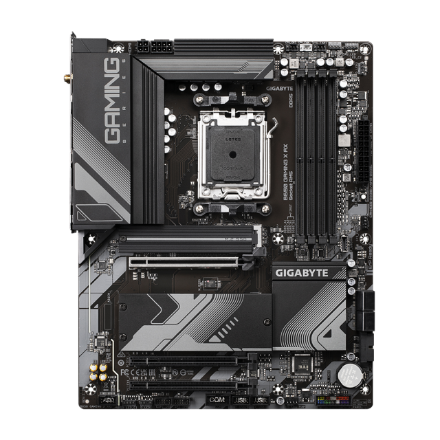 Дънна платка GIGABYTE B650 GAMING X AX, Socket AM5, Wi-Fi 6E, 4xDDR5, M.2 PCIe 4.0, USB Type-C, HDMI, DP, ATX 