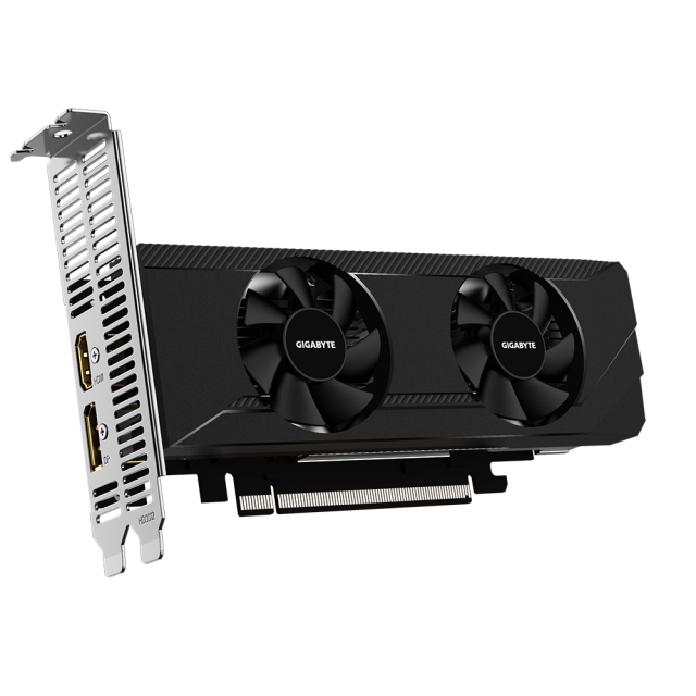 Видео карта GIGABYTE AMD Radeon RX 6400 Low Profile  4GB GDDR6, 64-bit, HDMI, DP