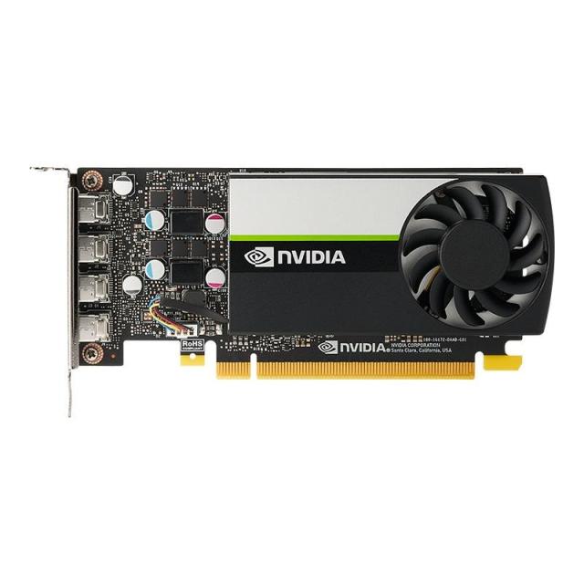 Видео карта PNY NVIDIA T1000 8GB GDDR6, 128-bit, PCI-E 3.0, GDDR6, 4 x miniDisplayPort