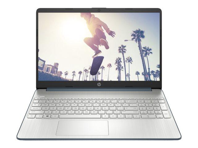 Лаптоп HP 15s-eq3022nu (6-ядрен) AMD Ryzen 5 5625U 2.3/4.3GHz, 15.6'' (39.62 cm) FHD 8GB DDR4, 512GB SSD, Free DOS, Spruce Blue (BG), 7B2Z6EA#AKS