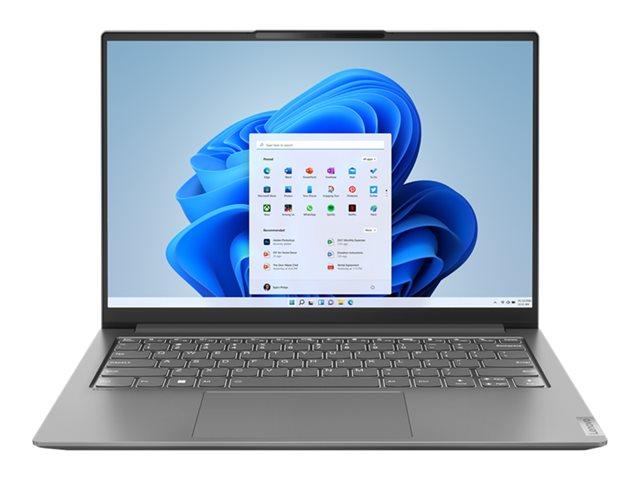 Лаптоп Lenovo Yoga Slim 7 Pro 14IAP7, (12-ядрен) Alder Lake Intel Core i5-1240P 3.3/4.4 GHz, 14" (35.56 cm) 2.8K IPS Anti-Glare 90Hz Display, (Thunderbolt 4), 16GB DDR5, 512GB SSD, Grey , Windows 11 Home, 82SV000MBM