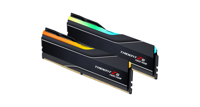 Памет G.SKILL Trident Z5 Neo RGB Black 32GB (2x16GB) DDR5 PC5-48000, 6000MHz, CL32, 1.35 V, AMD EXPO
