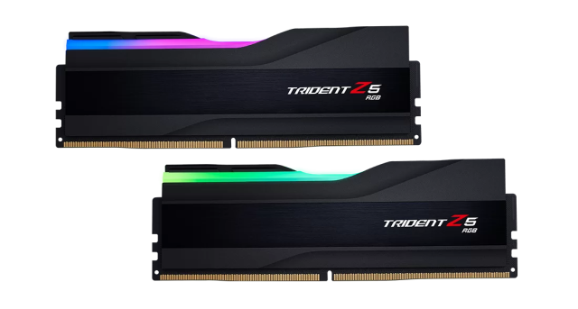 Памет G.SKILL Trident Z5 RGB Black 32GB (2x16GB) DDR5 PC5-48000 6400MHz, CL32, 1.4 V,  Intel XMP