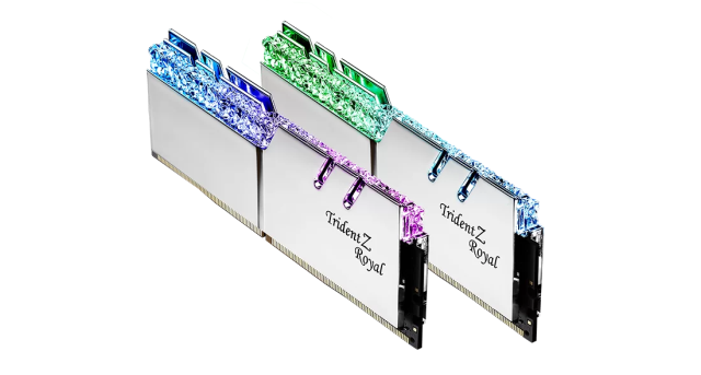 Памет G.SKILL Trident Z Royal 32GB(2x16GB) DDR4 PC4-28800 3600MHz CL16 F4-3600C16D-32GTRSC