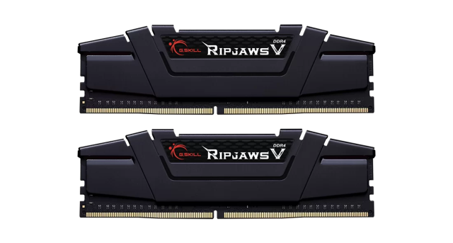 Памет G.SKILL Ripjaws V Black 32GB(2x16GB) DDR4 PC4-28800 3600MHz CL18 F4-3600C18D-32GVK