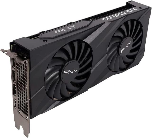 Видео карта PNY GeForce RTX 3060 TI VERTO DUAL FAN, 12GB GDDR6, 192-bit, PCIe 4.0, DisplayPort, HDMI, LHR