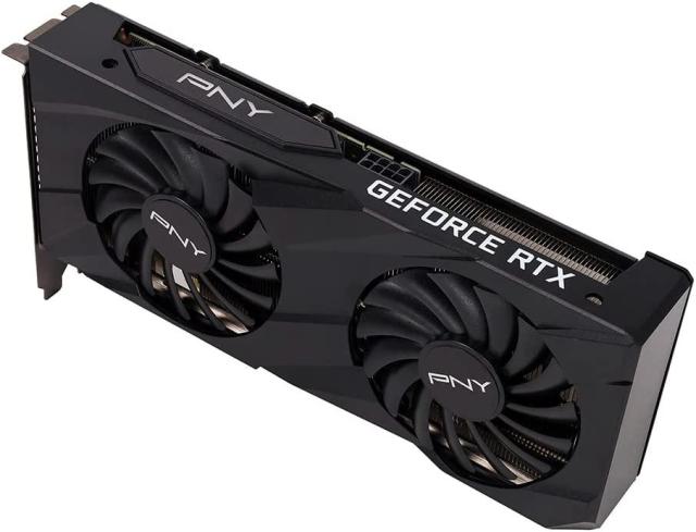 Видео карта PNY GeForce RTX 3060 TI VERTO DUAL FAN, 12GB GDDR6, 192-bit, PCIe 4.0, DisplayPort, HDMI, LHR