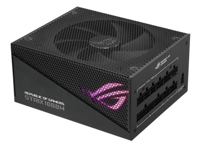 Захранване ASUS ROG Strix 1000W 80+ Gold Aura Edition, ATX 3.0, PCIe 5.0 Ready