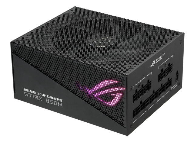 Захранване ASUS ROG Strix 850W 80+ Gold Aura Edition, ATX 3.0, PCIe 5.0 Ready