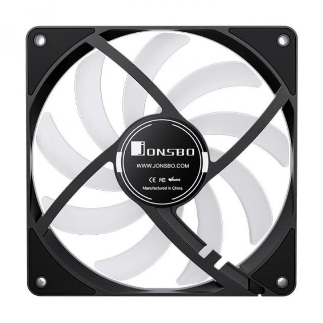 Вентилатор Jonsbo HF1415 Slim PWM, ARGB, 140x140x15, Черен
