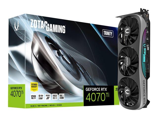 Видео карта ZOTAC GAMING nVIDIA GeForce RTX 4070 Ti Trinity, 12GB GDDR6X, 192-bit, HDMI, 3xDPTrinity 