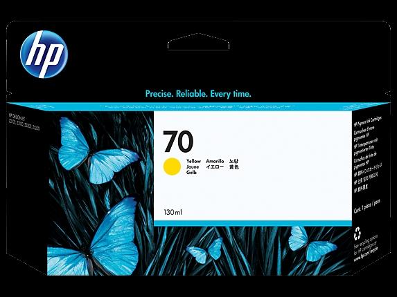 Консуматив HP 70 130-ml Yellow Ink Cartridge