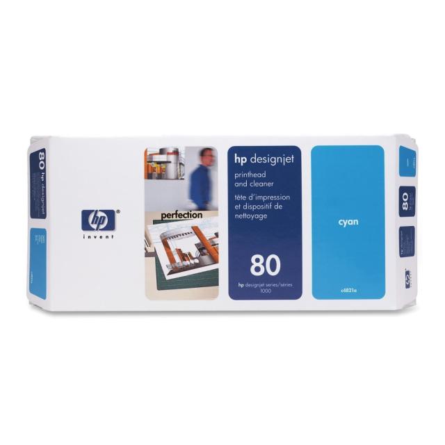 Консуматив HP 80 Cyan Printhead and Printhead Cleaner