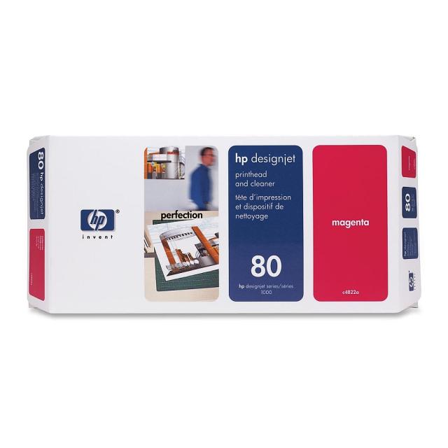 Консуматив HP 80 Magenta Printhead and Printhead Cleaner
