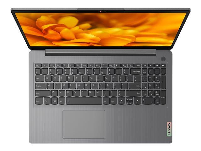 Лаптоп Lenovo IdeaPad 3 15ITL6, (8-ядрен) Tiger Lake Intel Core i3-1115G4 3.0/4.1 GHz, 15.6" (39.62 cm) Full HD IPS Anti-Glare Display (HDMI), 8GB DDR4, 512GB SSD, 2x USB 3.1, сив, Free DOS