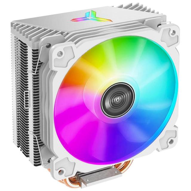 Охладител за процесор Jonsbo CR-1000 RGB, AMD/INTEL - Бял