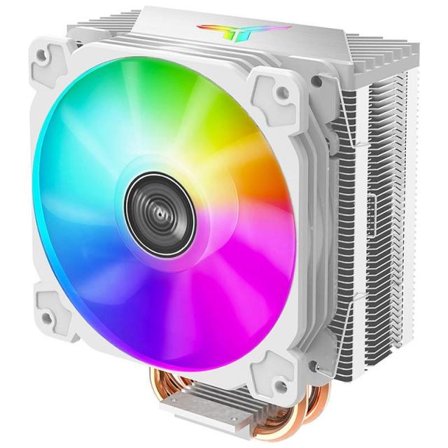 Охладител за процесор Jonsbo CR-1000 RGB, AMD/INTEL - Бял