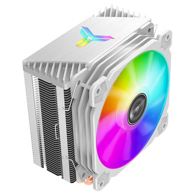 Охладител за процесор Jonsbo CR-1000 RGB, AMD/INTEL - Бял