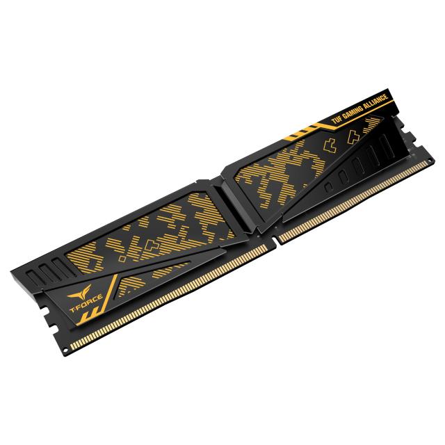 Памет Team Group T-Force Vulcan TUF, DDR4 - 16GB(2x8GB), 3600MHz, CL18-22-22-42, 1.35V