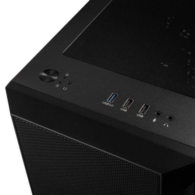 Кутия Silverstone FARA H1M, 1 x USB 3.0, 2 x USB 2.0,HD Audio,  Micro-ATX
