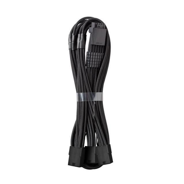 Кабел CableMod PRO ModMesh 12VHPWR към 3x8Pin PCI-E кабел - 45cm, Black