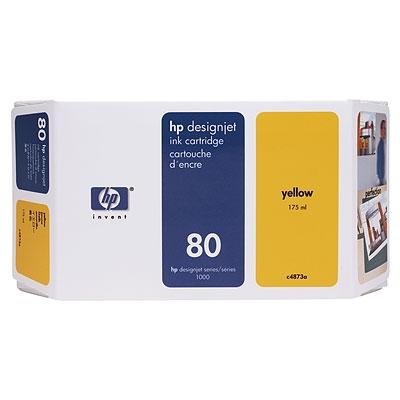 Консуматив HP 80 350-ml Yellow Ink Cartridge
