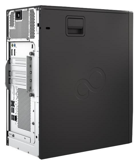 Настолен компютър FUJITSU Esprimo P6012, Intel Core i3-12100, 8GB DDR4, 512GB SSD PCIe M.2 NVMe, Мишка, Клавиатура, Черен